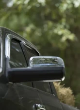 AVS Ventvisor Outside Mount Front & Rear Window Deflectors 4pc Chrome Ram 1500 Crew Cab 2019                                     - 684806 - Image 4