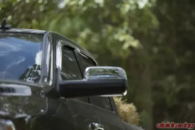 AVS Ventvisor Outside Mount Front & Rear Window Deflectors 4pc Chrome Ram 1500 Crew Cab 2019 - 684806