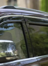 AVS Smoke with Chrome Trim Ventvisor Low Profile Window Deflectors 4pcs Honda Accord 2018-2022                                     - 794020 - Image 11