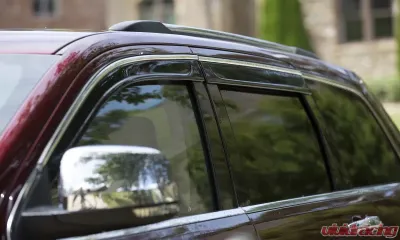 AVS Smoke with Chrome Trim Ventvisor Low Profile Window Deflectors 4pcs Honda Accord 2018-2022 - 794020