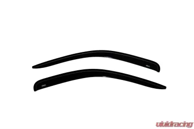 AVS Ventvisor Outside Mount Window Deflectors 2pc Smoke Dodge Dakota Quad Cab 2005-2010 - 92620