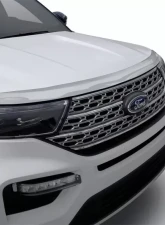 AVS Aeroskin Low Profile Hood Shield Chrome Ford Explorer 2020                                     - 622174 - Image 4