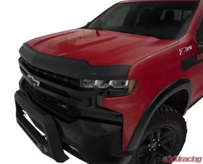 AVS Aeroskin II Low Profile Hood Shield Black Chevrolet Silverado 1500 2019+ - 436168