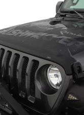 AVS Aeroskin II Textured Low Profile Hood Shield Black Jeep Wrangler (JL) 2dr/4dr 2018+                                     - 436148 - Image 2