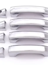 AVS Door Handle Covers (4 Door) 8pc Set Chrome Chevrolet Silverado 1500 2014-2018                                     - 685413 - Image 3