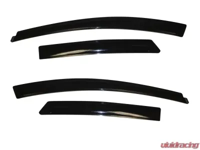 AVS Ventvisor Outside Mount Window Deflectors 4pc Smoke Ford Focus 2012-2018 - 94373
