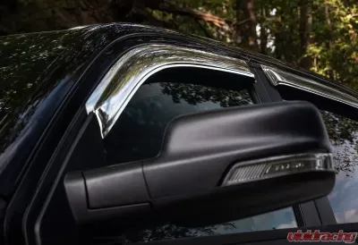 AVS Ventvisor Side Window Deflector 4pc Chrome Ram 1500 Extended Pickup 2019-2020 - 684813