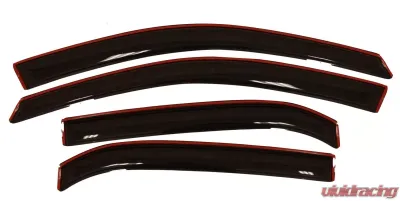 AVS Ventvisor In-Channel Front & Rear Window Deflectors 4pc Smoke Chevrolet Equinox 2010-2017 - 194166