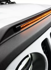 AVS Aeroskin Low Profile Hood Shield w/ Lights Black Jeep Wrangler (JL) 2018-2019                                     - 753156 - Image 6