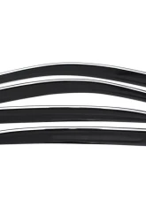 AVS Ventvisor Low Profile Deflectors 4pc Smoke w/ Chrome Trim Toyota Camry 2018+                                     - 794069 - Image 2