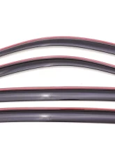 AVS Ventvisor In-Channel Front & Rear Window Deflectors 4pc Smoke Chevrolet Avalanche 2007-2013                                     - 194515 - Image 2