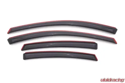 AVS Ventvisor In-Channel Front & Rear Window Deflectors 4pc Smoke Dodge Dart 2013-2016 - 194529