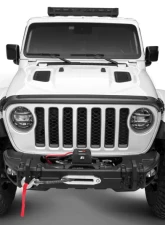 AVS Aeroskin II Textured Low Profile Hood Shield Black Jeep Wrangler (JL) 2dr/4dr 2018+                                     - 436148 - Image 9