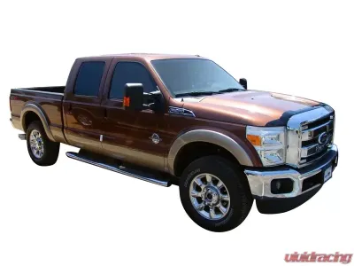 AVS Aeroskin Low Profile Acrylic Hood Shield Smoke Ford F-350 2011-2016 - 322022