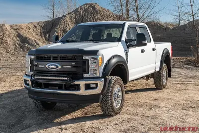 AVS Aeroskin II Textured Low Profile Hood Shield Black Ford F-250 Super Duty 2017-2018 - 436135