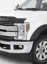 AVS Aeroskin Low Profile Hood Shield w/ Lights Black Ford F250 Super Duty 2017-2019                                     - 753135 - Image 2