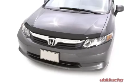 AVS Aeroskin Low Profile Acrylic Hood Shield Smoke Honda Civic 2012 - 320028