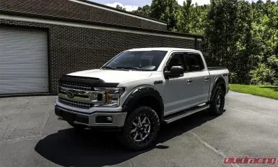 AVS Aeroskin II Textured Low Profile Hood Shield Black Ford F-150 2015-2018 - 436096