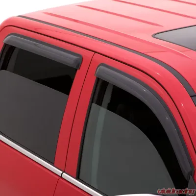 AVS Ventvisor Outside Mount Window Deflectors 4pc Smoke GMC 1500 Extended Cab 2019+ - 94804
