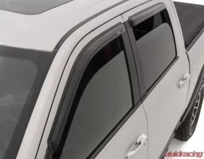 AVS 4 pc. Smoke Outside Mount Ventvisor Deflector Toyota Tundra Crew Cab Pickup 2022-2024 - 94888