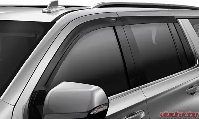Auto Ventshade (AVS) Ventvisor Deflector; Matte Black; Low Profile; Outside Mount 4 pc. Chevrolet Suburban 2021 - 774092
