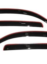 AVS Ventvisor In-Channel Front & Rear Window Deflectors 4pc Smoke Toyota Tacoma Double Cab 2005-2015                                     - 194056 - Image 2