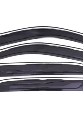 AVS Ventvisor Low Profile Deflectors 4pc Smoke w/Chrome Trim Chrysler 300 2011-2018                                     - 794016 - Image 2