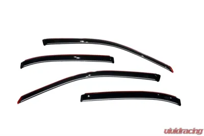 AVS Ventvisor In-Channel Front & Rear Window Deflectors 4pc Smoke Honda Civic 2001-2005 - 194213