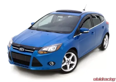 AVS Ventvisor Outside Mount Window Deflectors 4pc Smoke Ford Focus 2012-2018 - 94373