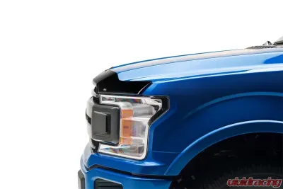 AVS Aeroskin Low Profile Acrylic Hood Shield Smoke Ford F-150 2015-2018 - 322096