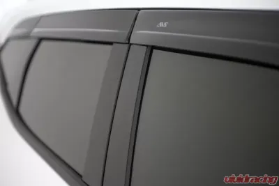 AVS Ventvisor Low Profile Window Deflectors 2pc Matte Black Jeep Wrangler (2 Door Only) 2007-2018 - 772020