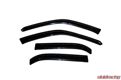 AVS Ventvisor Outside Mount Window Deflectors 4pc Smoke Chevrolet Prizm 1998-2002 - 94033