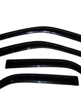 AVS Ventvisor Outside Mount Window Deflectors 4pc Smoke Chevrolet Prizm 1998-2002                                     - 94033 - Image 3