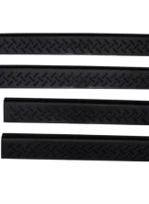 AVS Stepshields Door Sills 4pc Black Dodge Dakota Quad Cab 2005-2009                                     - 91020 - Image 2