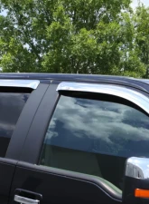 AVS Ventvisor Deflector Chrome Outside Mount 4 pc.                                     - 684446 - Image 6