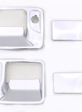 AVS Door Handle Covers (2 Door) 4pc Set Chrome Ford F-250 (w/o Passenger Keyhole) 1999-2016                                     - 685203 - Image 2