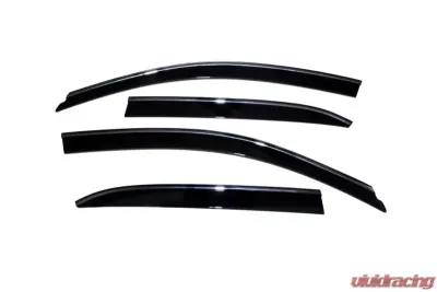 AVS Ventvisor Low Profile Deflectors 4pc Smoke w/Chrome Trim Honda Accord 2003-2007 - 794010