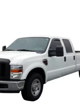 AVS Ventvisor Outside Mount Window Deflectors 2pc Smoke Ford F-250 Standard Cab 1999-2016                                     - 92503 - Image 4