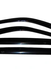 AVS Ventvisor Outside Mount Window Deflectors 4pc Smoke Hyundai Santa Fe 2001-2006                                     - 94413 - Image 2