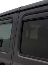 AVS Ventvisor In-Channel Window Deflectors 4pc Smoke Jeep Wrangler Unlimited (4-Door) 2018                                     - 194811 - Image 3