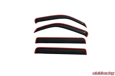 AVS Ventvisor In-Channel Front & Rear Window Deflectors 4pc Smoke Dodge Nitro 2007-2011 - 194307