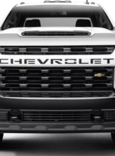 AVS Aeroskin Low Profile Hood Shield Chrome Chevrolet Silverado 2500 2020                                     - 622187 - Image 7