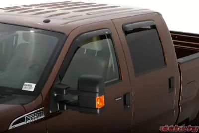 AVS Ventvisor Outside Mount Window Deflectors 4pc Smoke Ford F-250 Supercab 1999-2016 - 94522