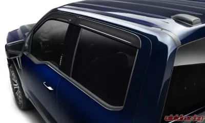 AVS 4pc Smoke Ventvisor Low Profile Deflectors Ford F-150| F-250 | F-350 | Raptor 2017+ - 894044