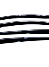 AVS Ventvisor Low Profile Deflectors 4pc Smoke w/Chrome Trim Lexus GS300 2006-2012                                     - 794009 - Image 3