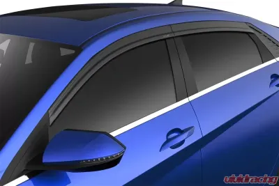 AVS Low Profile 4PC Smoke Ventvisor Side Window Deflector Hyundai Elantra 2021-2025 - 894118