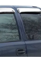 AVS Ventvisor Front & Rear Window Deflectors 4pc Chrome Chevrolet Silverado 1500 Ext. Cab 1999-2007                                     - 684044 - Image 3