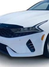 AVS Smoke Aeroskin Low Profile Hood Shield Kia K5 2021-2022                                     - 322199 - Image 3