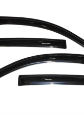 AVS Ventvisor Outside Mount Window Deflectors 4pc Smoke Pontiac Vibe 2003-2008                                     - 94455 - Image 2