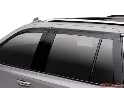 Auto Ventshade (AVS) Ventvisor Deflector; Smoke; Low Profile; Outside Mount; 4 pc. Chevrolet Tahoe 2021 - 894088